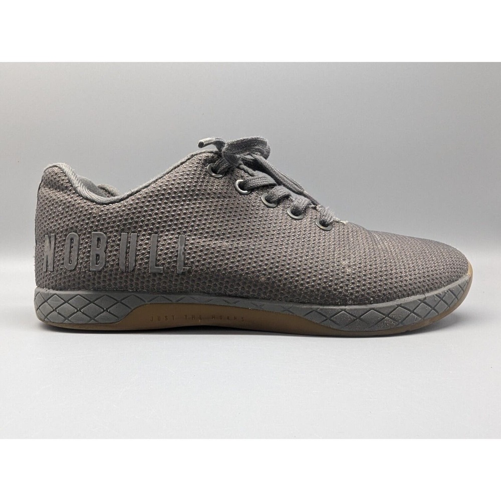 NoBull Shoes Athletic Trainers Gray On Gray Women's Size 8.5 Men's Size 7 - Picture 5 of 11
